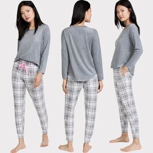 NWT EMERSON ROAD plaid libra stars 3 piece set M